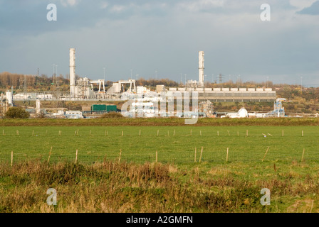 Ineos Chemical Complex on the banks of the River Mersey River Weaver ...