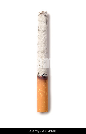 burned cigarette abgebrannte Zigarette Stock Photo