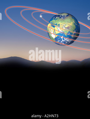CONCEPT: Global Communications Stock Photo