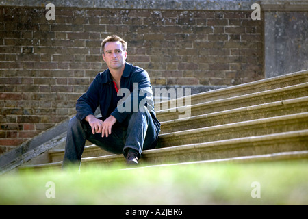 England and Surrey Cricketer Graham Thorpe pictured at Hampton Court Palace London 2003 Stock Photo