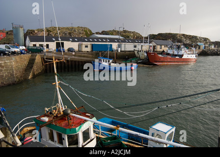 Burtonport County Donegal Ireland The harbour and Arranmore ferry Stock Photo