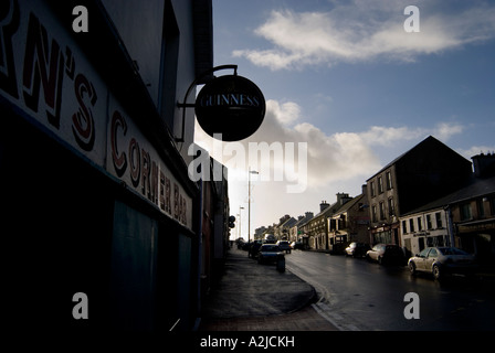 Dungloe County Donegal Ireland The Main Street Stock Photo