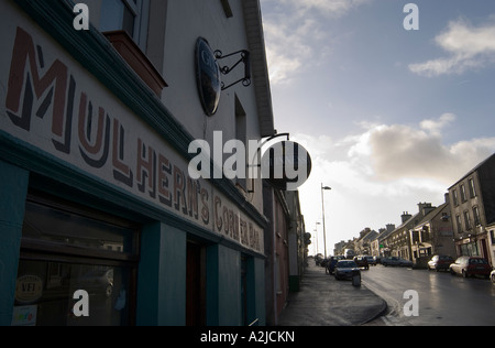 Dungloe County Donegal Ireland Mulhern s Corner Bar on the Main Street Stock Photo