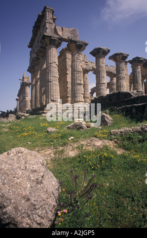 Africa, Libya, Cyrene, Zeus temple Stock Photo