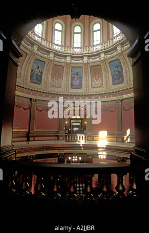 Lansing Michigan The interior of the Michigan state capitol buildiing Stock Photo