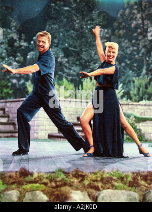 CALL ME MISTER Dan Dailey with Betty Grable in the 1951 musical film Stock Photo