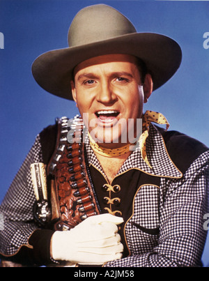 GENE AUTRY US Country singer actor Stock Photo