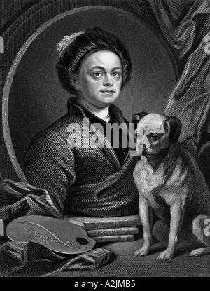 WILLIAM HOGARTH English painter and engraver 1697 1764 Stock Photo