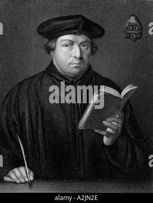 MARTIN LUTHER German Christian church reformer one of the founders of Protestantism 1483 1546 Stock Photo