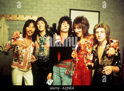 ROD STEWART and The Faces in 1974 Stock Photo - Alamy