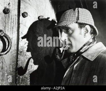 SHERLOCK HOLMES Basil Rathbone South African born actor