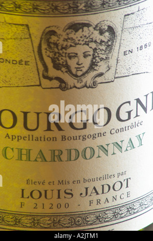 A bottle of Maison Louis Jadot Bourgogne Pinot Noir 2004 red