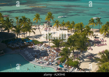 Aerial View Of Cable Beach Nassau Bahamas Stock Photo - Alamy