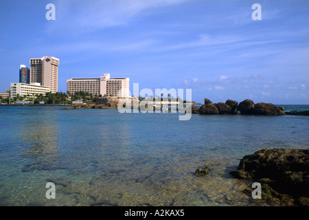 Beautiful expensive Caribe Hilton Hotel in Old San Juan Puerto Rico USA Stock Photo