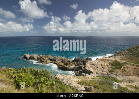 French West Indies, Guadaloupe, Grande Terre, Pointe des Chateaux Stock Photo