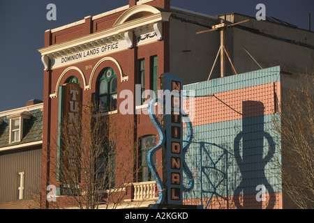 Canada, Saskatchewan, Moose Jaw: Dominion Lands Office Building Main Street / Downtown Stock Photo