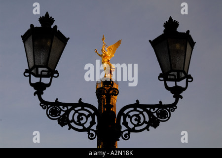 Victory Column, street lamps, Berlin