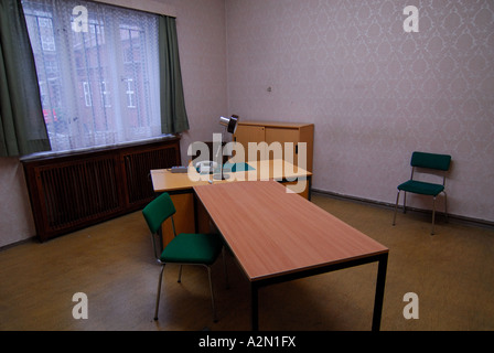 Interrogation room, former East German political prison Stock Photo