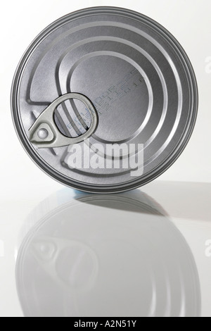 Close-up of tin can Stock Photo