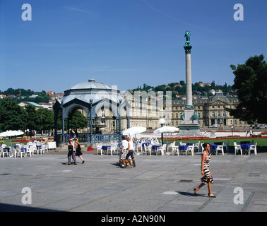 The city center of Stuttgart, Germany, on April 11, 2026. (Photo by ...