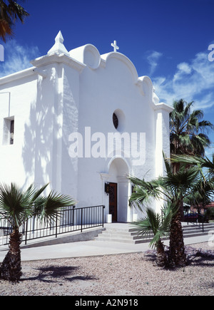 Immaculate Conception Church in Ajo Arizona USA Stock Photo