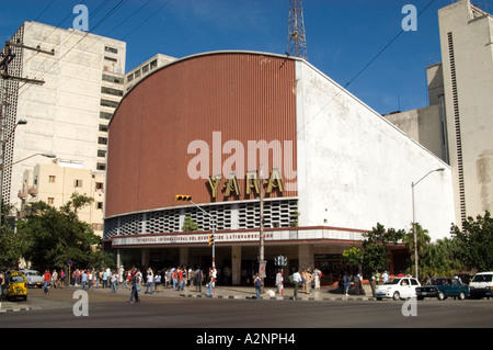 Cine Yara cinema, Havana, Cuba Stock Photo