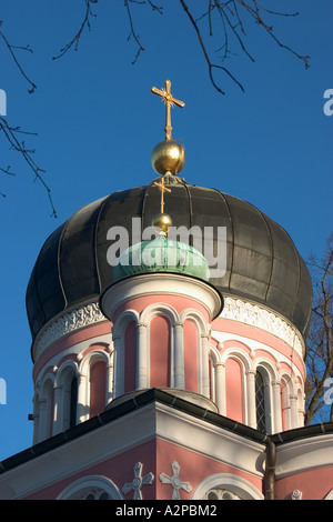 russian church in Potsdam; Germany Stock Photo