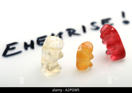 jelly babies / marriage crisis Stock Photo