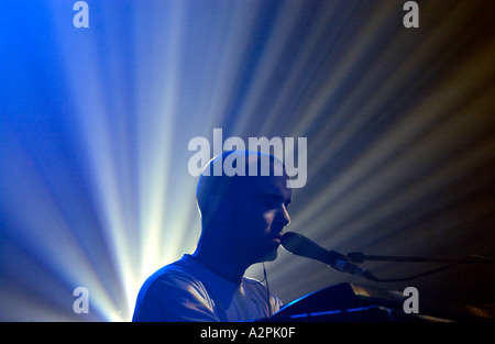 Cian Ciarán of Welsh rock band Super Furry Animals Stock Photo