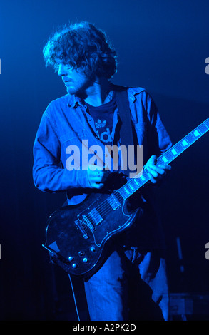 Huw Bunf Bunford of Welsh rock band Super Furry Animals Stock Photo