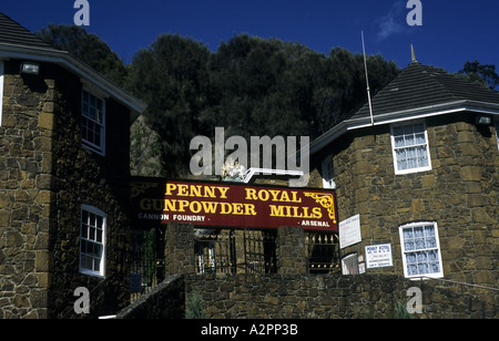 Penny Royal Gunpowder Mills, Launceston, Tasmania, Australia Stock Photo