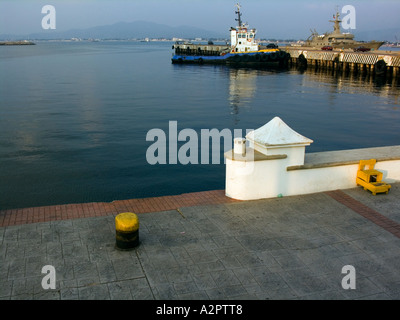 Manzanillo old harbour Mexico. Stock Photo