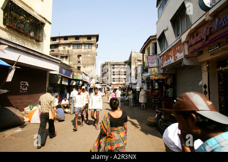 Street scenes in Mumbai India Stock Photo