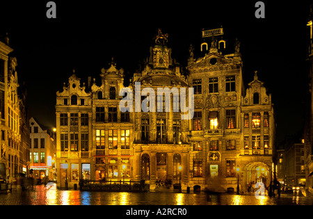 The Grand Place Big Market Brussels Grote Markt Stock Photo