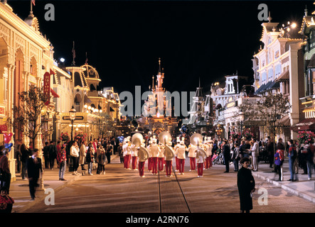 eurodisney france april Stock Photo