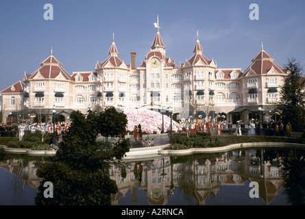 eurodisney france april Stock Photo