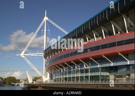 Millennium Stadium Cardiff Bay Cardiff Wales Stock Photo