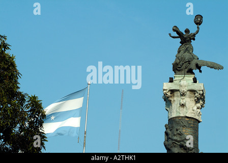 Statue of Liberty in the Centenario Plaza in Guayaquil, Ecuador. Stock Photo