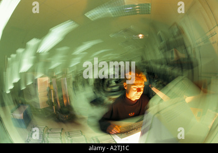 microsoft software plant dublin ireland 1991 Stock Photo