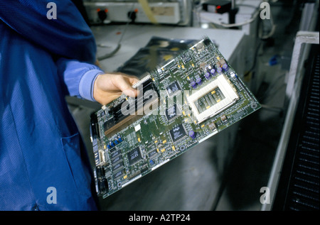 intel ireland shanghai manufacturing microprocessors intel factory leilip co kildare sept 97 1997 Stock Photo