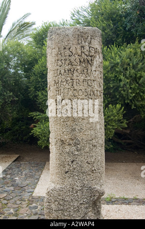 Roman Milestone From 83 CE The Antioch Akko Road In The Inscription Roman Milestone From 83 CE The Antioch Akko Road In The Inscription