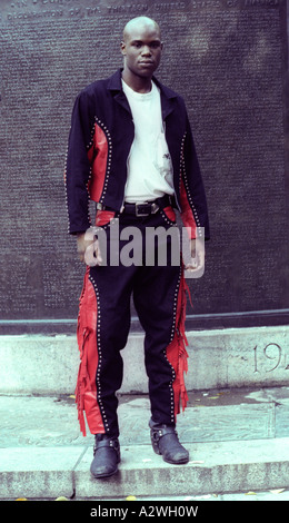 Young man standing Stock Photo