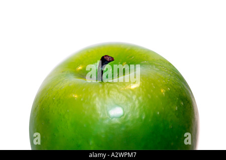 A Bright green "Granny Smith" Apple Stock Photo