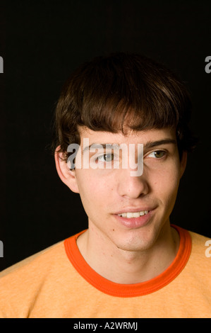 Young man smiling Stock Photo