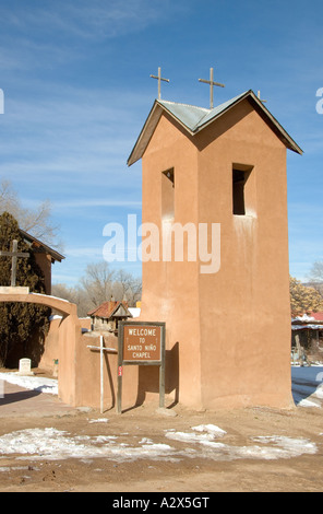 Santo Nino chapel at Chimayo, New Mexico Stock Photo