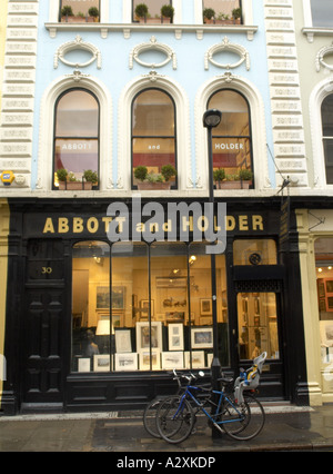 Abbott Holder dealers in watercolours drawings and prints Bloomsbury London Stock Photo