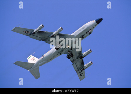 US Air Force Boeing RC-135 electronic reconnaissance aircraft Stock Photo