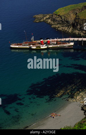 lundy steamer docked seascape paddle waverley