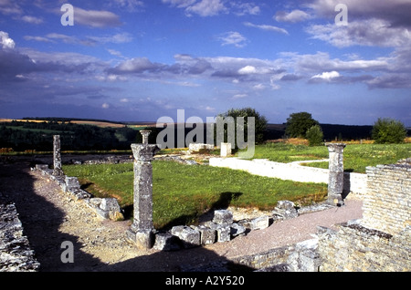 france burgundy gallo roman site alesia  Stock Photo