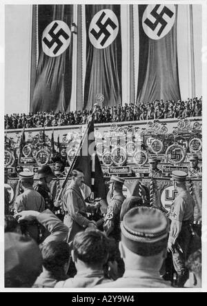 Nuremberg Rally 1934 in Nuremberg, Germany - Opening of the party Stock ...